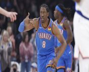 Oklahoma City Dominates New Orleans 124-92 in Game 2 Victory from thur love thunder full move