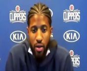 LA Clippers star Paul George recalled the first time he matched up with Kobe Bryant, calling it &#92;