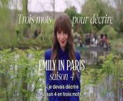 Emily in Paris - saison 4 Teaser (2) VO STFR from emily hirste