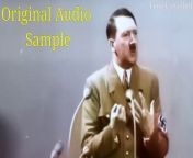 Adolf Hitler in English AI Reconstruction &#92;