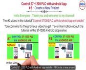 0156 - Control S7-1200 PLC with Android app mobile - Create a new project from 3gp mobile movie com