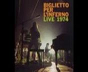2003 issue of a live recording of a concert that took place in Lecco, Italy on May 09, 1974 by Italian hard-prog group Un Biglietto per L&#39;inferno (A Ticket To Hell) while playing as openers for British hard-rock band UFO. The album contains all the songs from their first work plus &#92;
