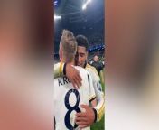 &#39;This is real&#39;: Emotional Jude Bellingham embraces Madrid teammates after reaching Champions League finalUEFA Champions League