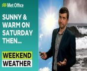 This is the Met Office UK Weather forecast for the weekend 09/05/2024. &#60;br/&#62; &#60;br/&#62;The fine and sunny weather much of the UK has been having recently will continue into the weekend, and with that it will feel very warm. However some shower and possibly thundery rain I likely in the west on Sunday with more unsettled weather to come next week. Bringing you this weekend’s weather forecast is Alex Burkill. &#60;br/&#62; &#60;br/&#62;You may also enjoy: &#60;br/&#62;– Podcasts exploring weather and climate https://www.youtube.com/playlist?list=PLGVVqeJodR_brL5mcfsqI4cu42ueHttv0 &#60;br/&#62;– Daily weather forecasts https://www.youtube.com/playlist?list=PLGVVqeJodR_Zew9xGAqYVtGjYHau-E2yL &#60;br/&#62;– Deep dive in-depth forecasts https://www.youtube.com/playlist?list=PLGVVqeJodR_ZGnhyYdlEpdYrjZ-Pmj2rt &#60;br/&#62; &#60;br/&#62;
