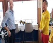 Prince William meets RNLI lifeguards from mahadev parvati first meet