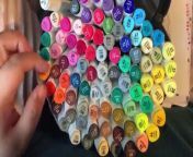 A compilation of different ASMR videos Amberlynn has filmed including: typing, magazine, markers, candy, earrings and nail polish.