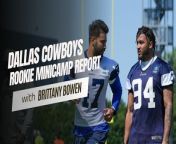 The Dallas Cowboys had 20-members from the 2023 rookie class on take part in rookie minicamp at The Star in Frisco, Texas.