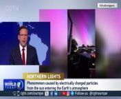 Mathew Owens, Professor of Space Physics at the Department of Meteorology at the University of Reading speaks to CGTN Europe about the rare spectacle and its causes.