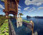 Minecraft Iron Farm House 2.0 Tutorial [Aesthetic Farm] [Java Edition] from java games en pip