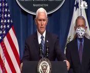 Vice President Mike Pence defended the Trump campaign&#39;s decision to resume its campaign rallies despite a worrying spike in coronavirus cases. Pence spoke Friday during the first White House coronavirus task force briefing in months.